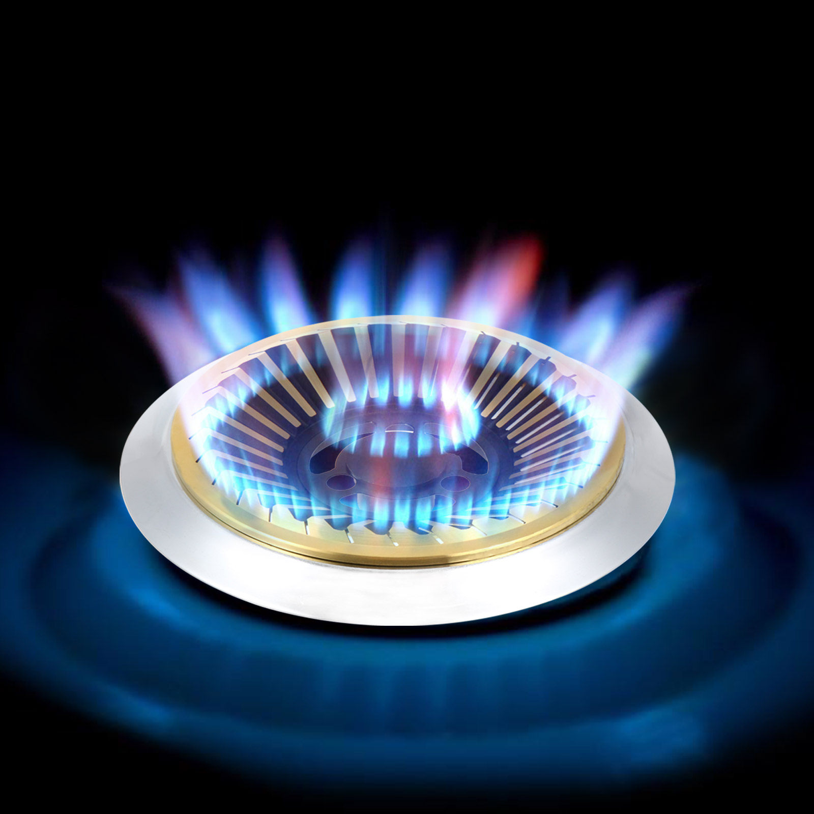 Home Cooking Restaurant - 1Pcs Gas Burner Fire Lid Stainless