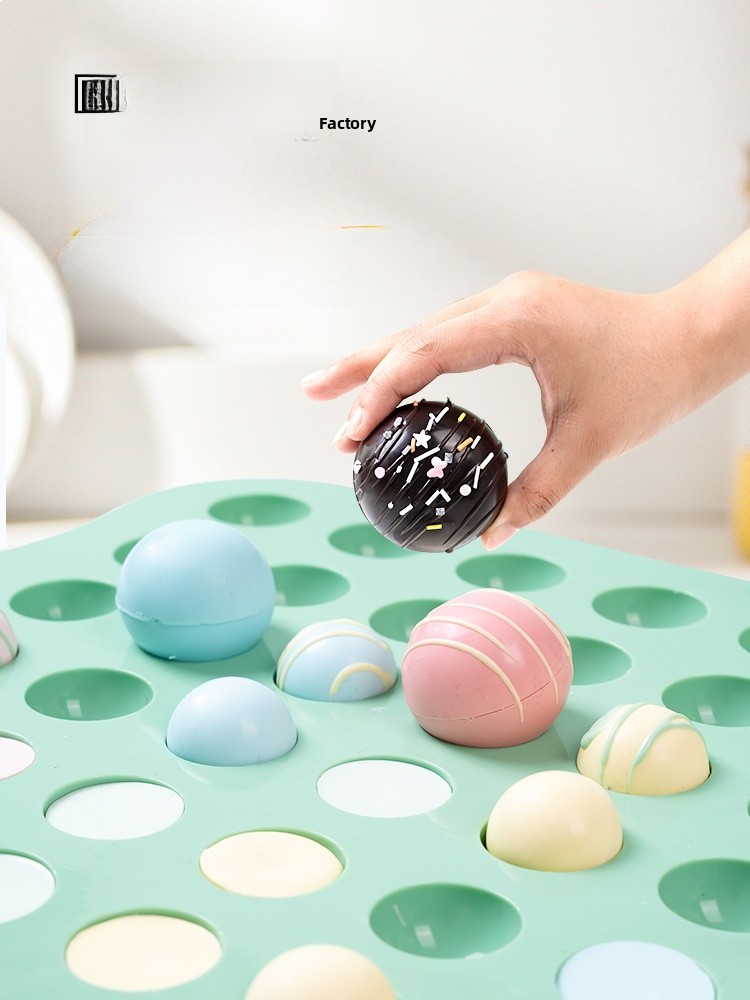Home Cooking In French - Silicone Ball Mousse Heart Pastry Baking
