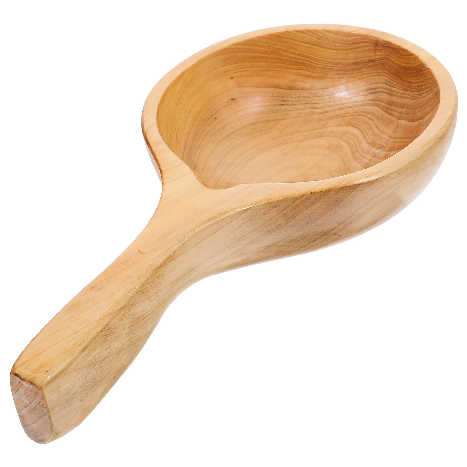 Home Cooking Restaurant - Wood Ladle Water Scoop Ergonomic Kitchen