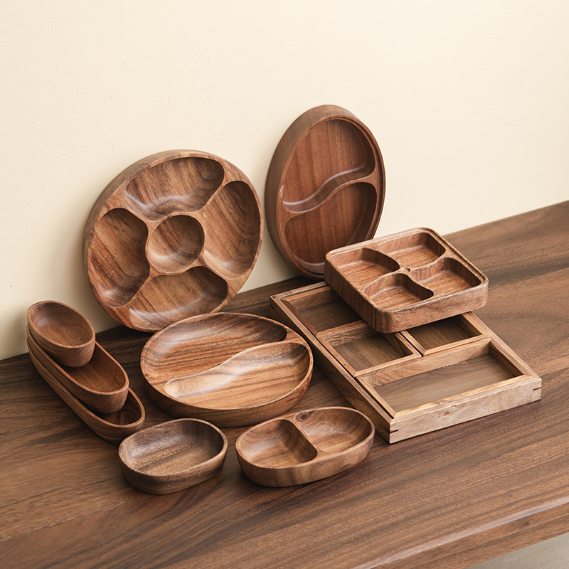 Home Cooking Chinese - Walnut Tea Snack Plate Dessert Plate