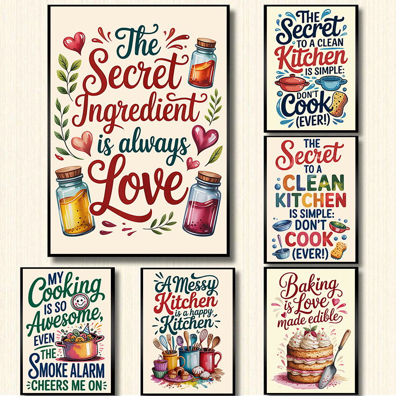 Humorous Cooking Quotes Poster – Home Cooking Quotes recenzja i cena