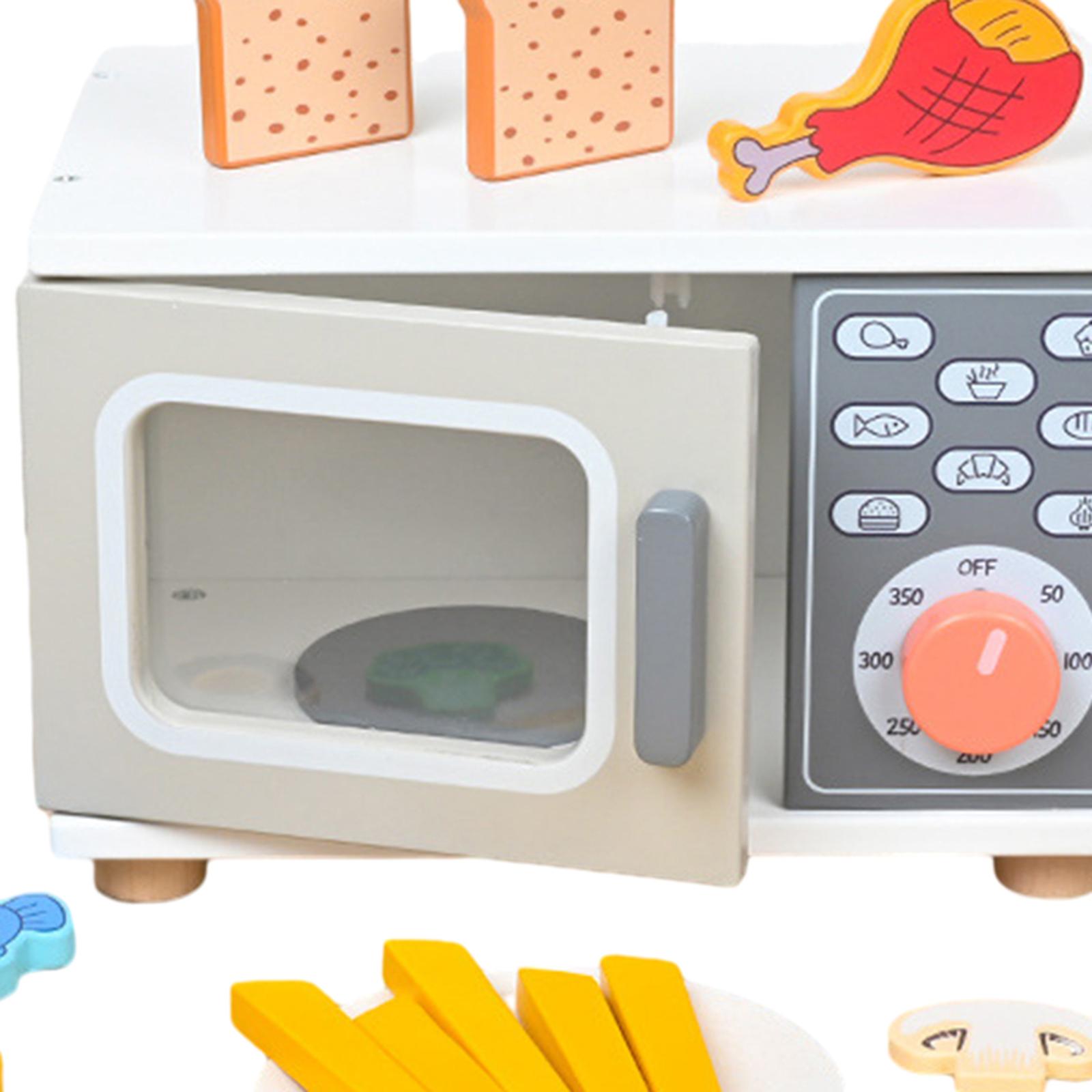 Wooden Kids Microwave Oven Edu – Home Cooking Game recenzja i cena