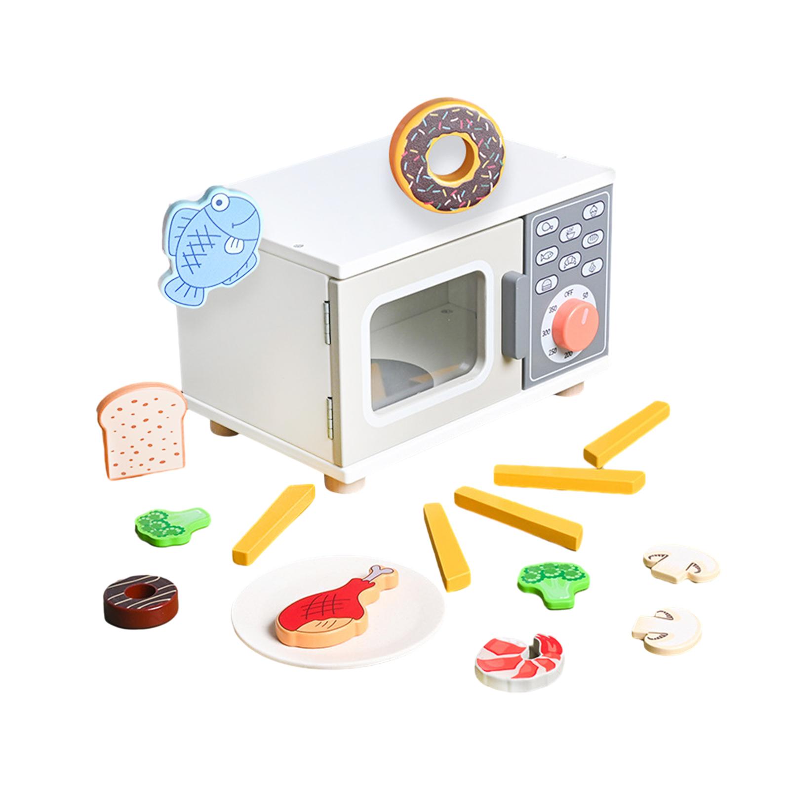 Wooden Kids Microwave Oven Edu – Home Cooking Game recenzja i cena