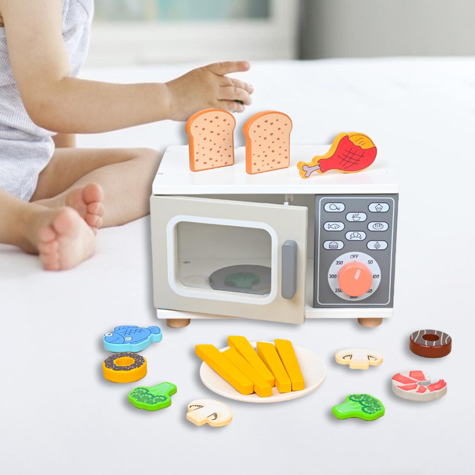 Wooden Kids Microwave Oven Edu – Home Cooking Game recenzja i cena