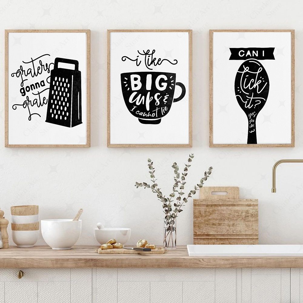 Hand Drawn Cooking Utensil Big – Home Cooking Quotes recenzja i cena