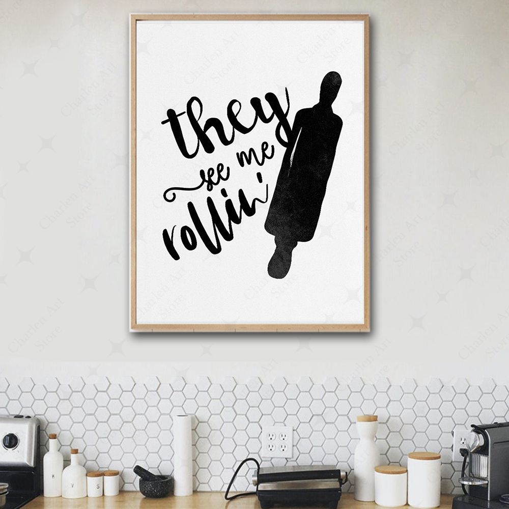 Hand Drawn Cooking Utensil Big – Home Cooking Quotes recenzja i cena