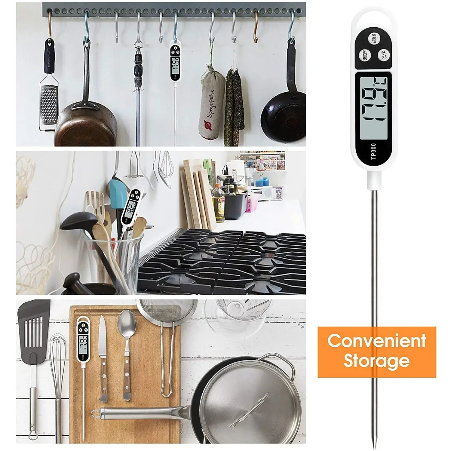 Stainless Steel Food Thermomet – Home Cooking Reading recenzja i cena