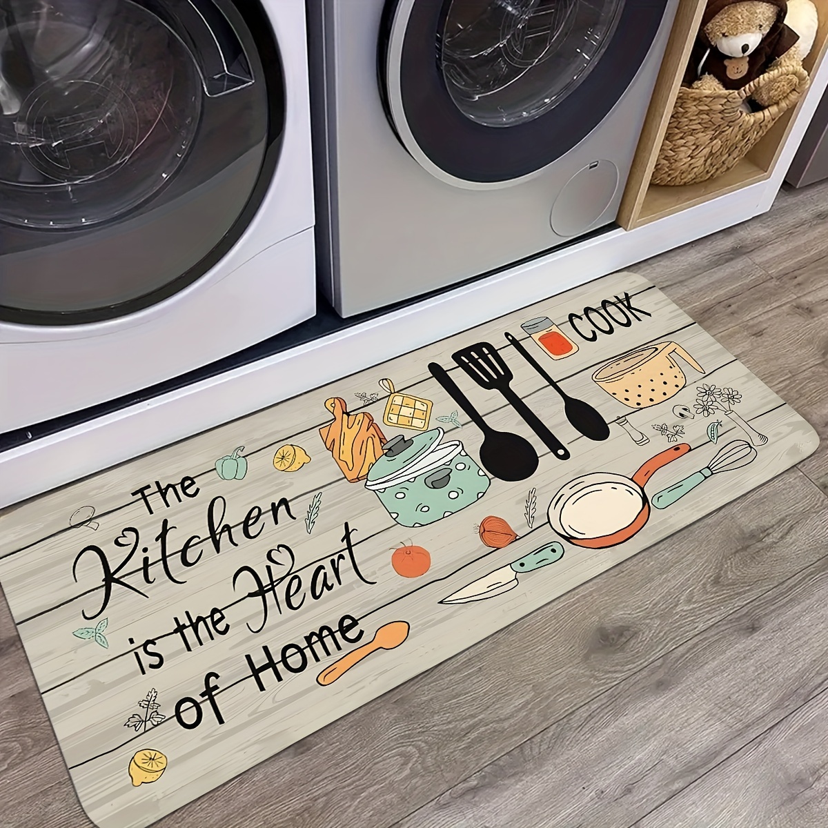 Kitchen Utensil Print Kitchen  – Home Cooking Quotes recenzja i cena