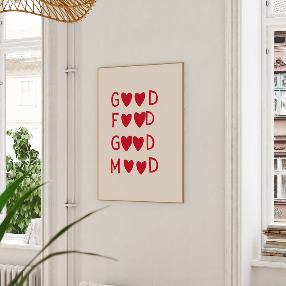 Minimalist Aesthetic Heart Cut – Home Cooking Quotes recenzja i cena