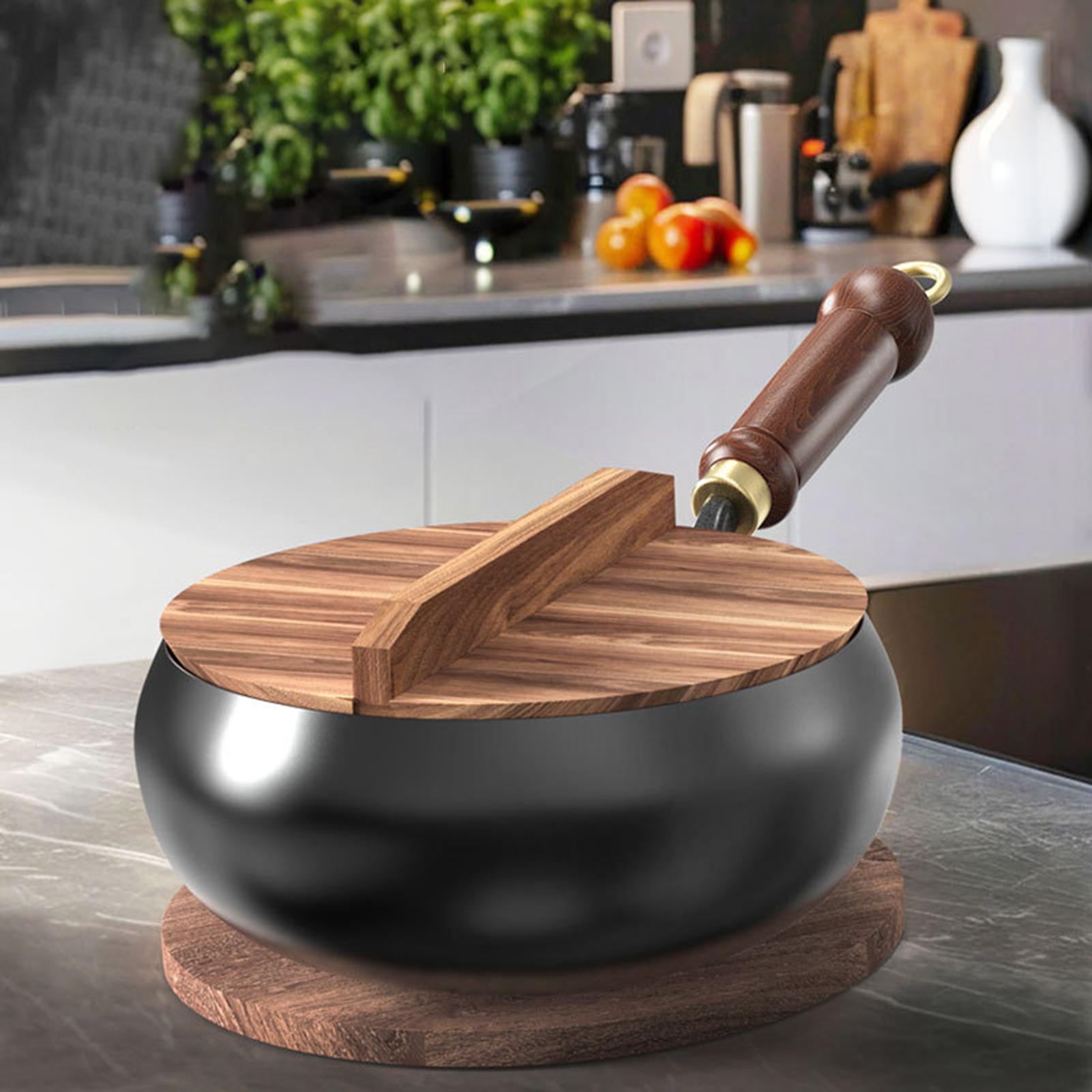 Iron Uncoated Chinese Wok Big  – Home Cooking Chinese recenzja i cena