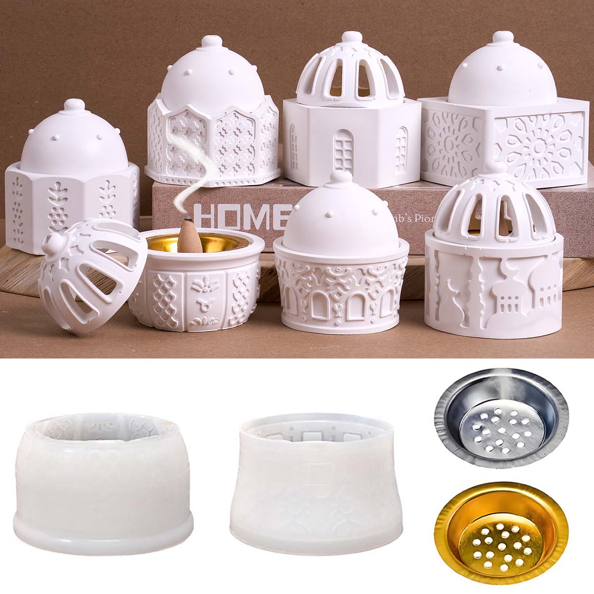 Round Relief Candle Jar Silico – Idli Steamer Mold recenzja i cena