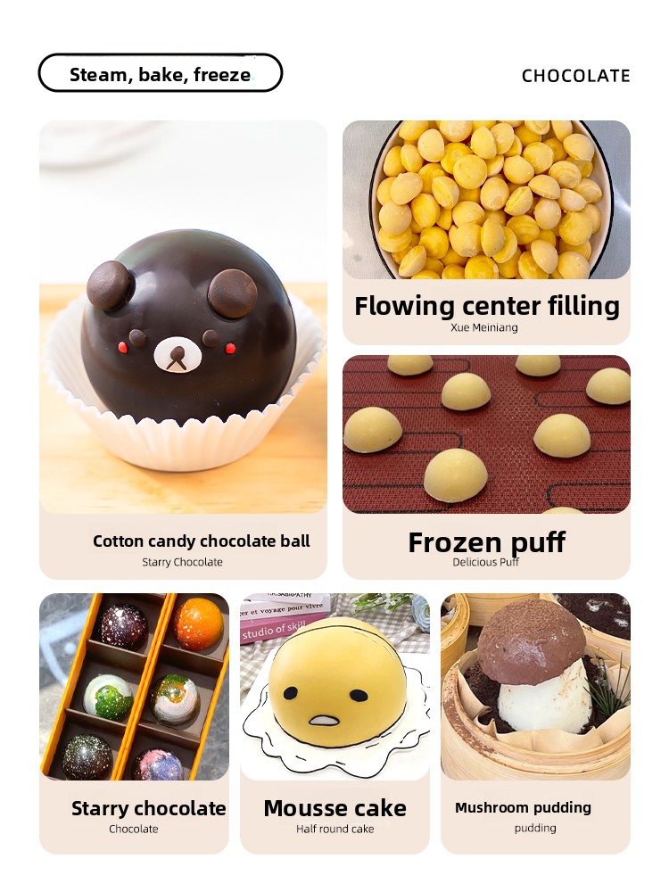Silicone  Ball Mousse Heart Pa – Home Cooking In French recenzja i cena