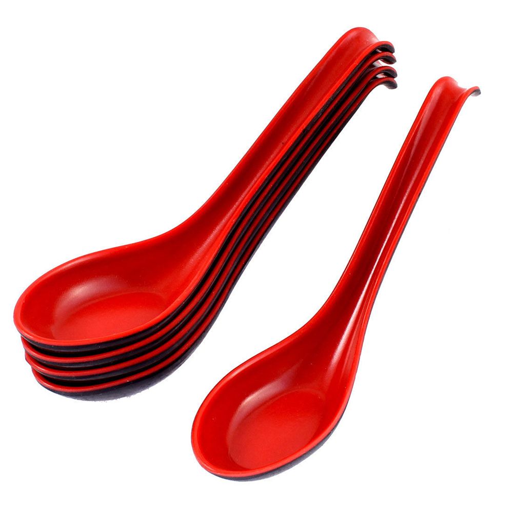 Black Red Plastic Spoon Home F – Home Cooking Restaurant recenzja i cena