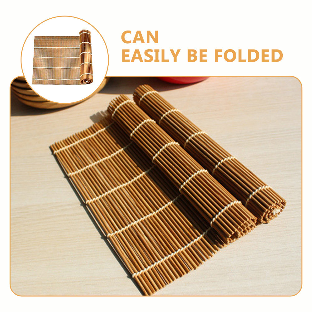 6Pcs Bamboo Sushi Rolling Mat  – Sushi Mat Bamboo recenzja i cena