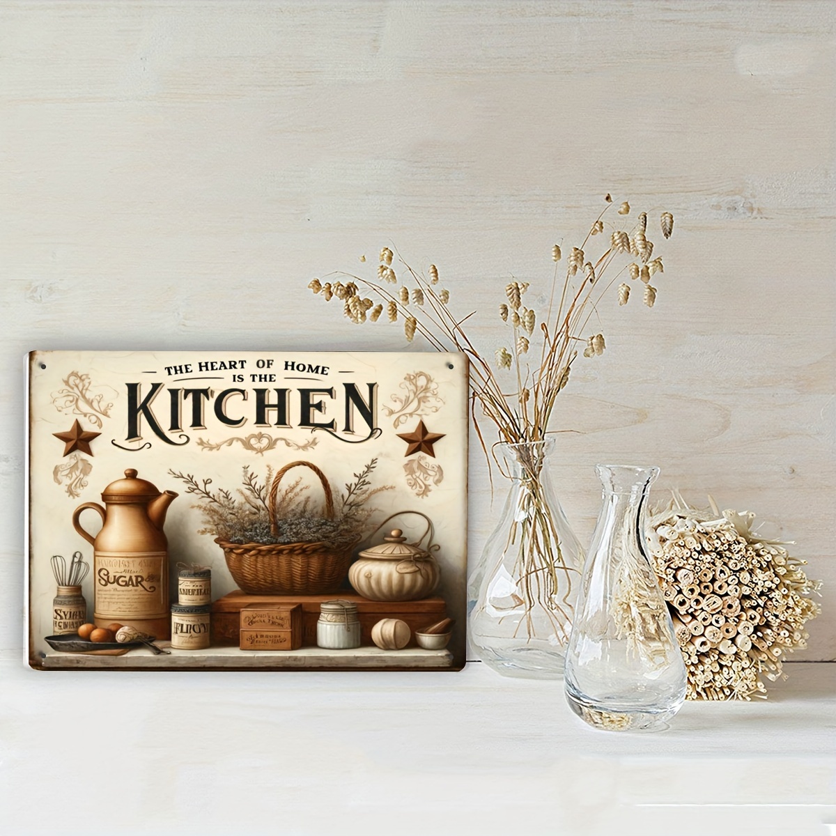 Vintage Kitchen Quote Metal Wa – Home Cooking Quotes recenzja i cena