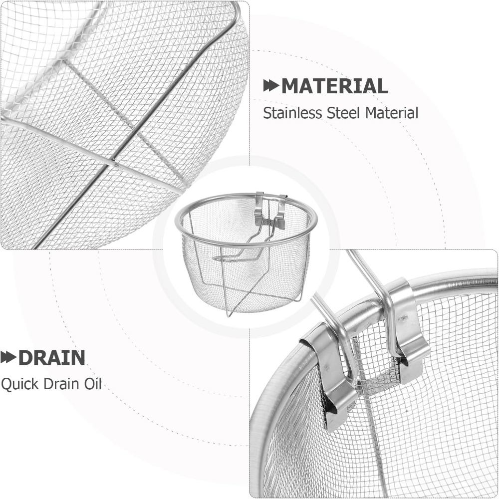 Round Fry Basket with Folding  – Home Cooking In French recenzja i cena