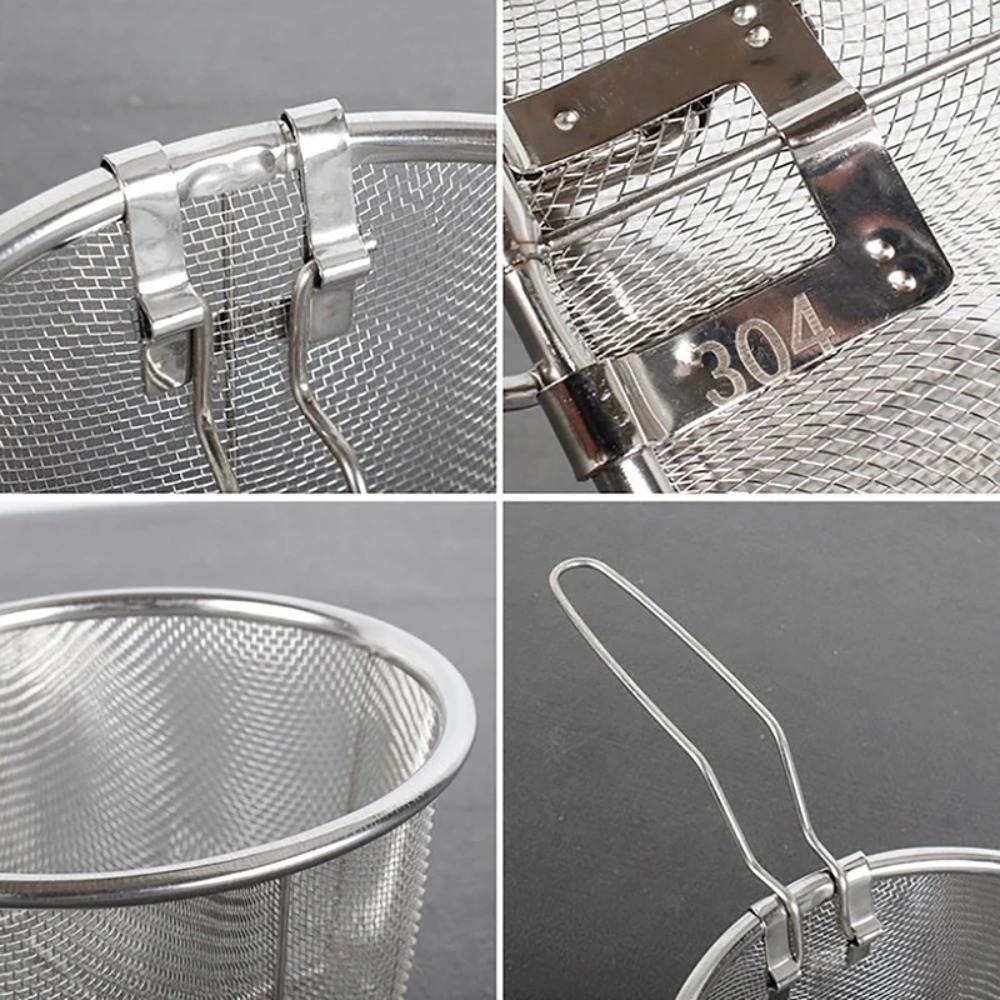 Round Fry Basket with Folding  – Home Cooking In French recenzja i cena