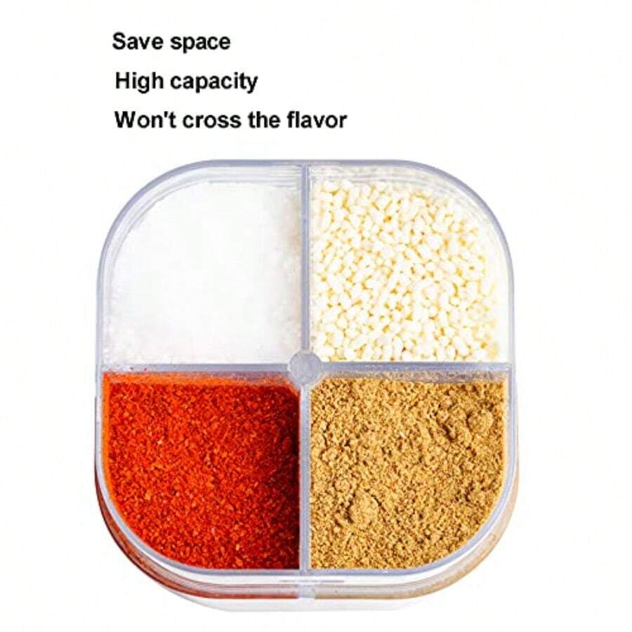 2 Pack 4 In 1 Spice Container  – Home Cooking Restaurant recenzja i cena