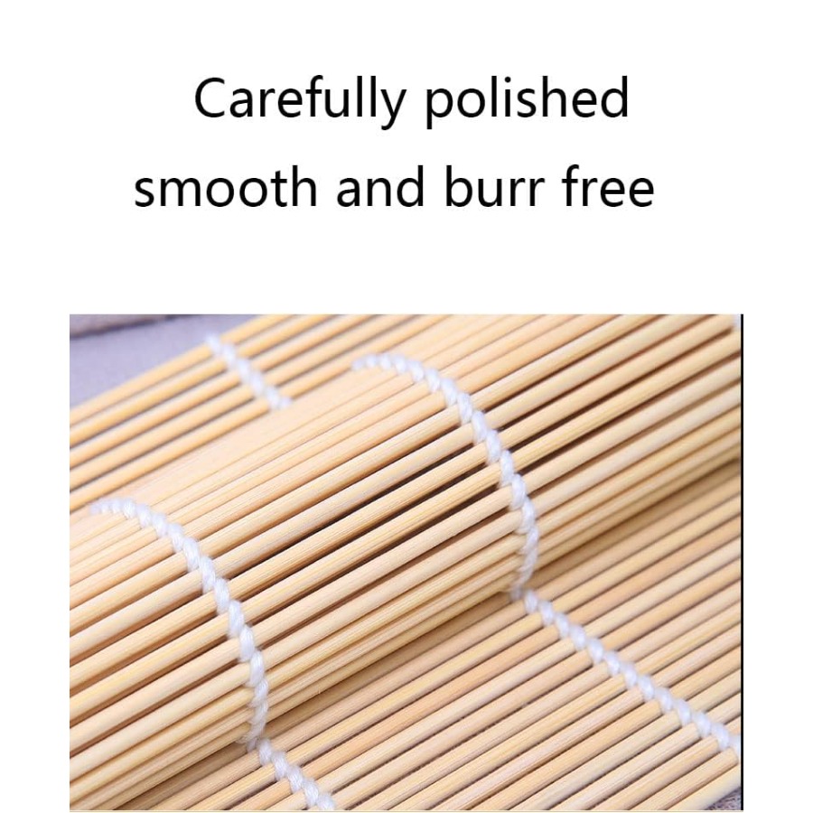 2 Pack Bamboo Sushi Rolling Ma – Sushi Mat Bamboo recenzja i cena