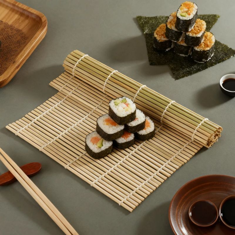 Natural Bamboo Sushi Mat Squar – Sushi Mat Bamboo recenzja i cena