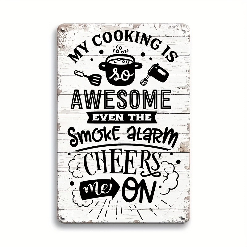 Funny Kitchen Quote Metal Sign – Home Cooking Quotes recenzja i cena