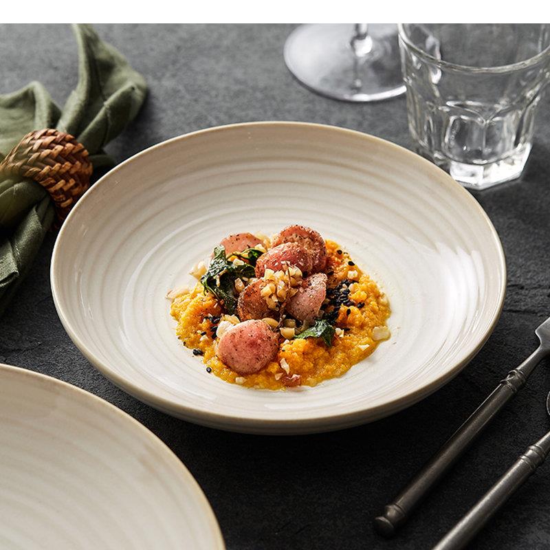 Round Specialty Ceramic Pasta  – Home Cooking Fried Rice recenzja i cena