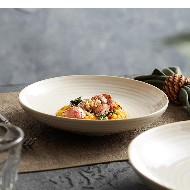 Round Specialty Ceramic Pasta  – Home Cooking Fried Rice recenzja i cena