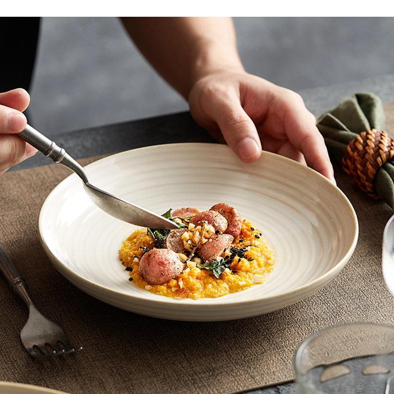 Round Specialty Ceramic Pasta  – Home Cooking Fried Rice recenzja i cena