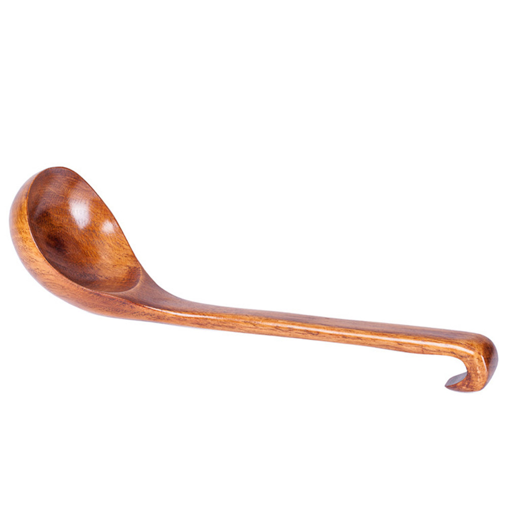 Solid Wood Soup Spoon Simple E – Home Cooking Restaurant recenzja i cena