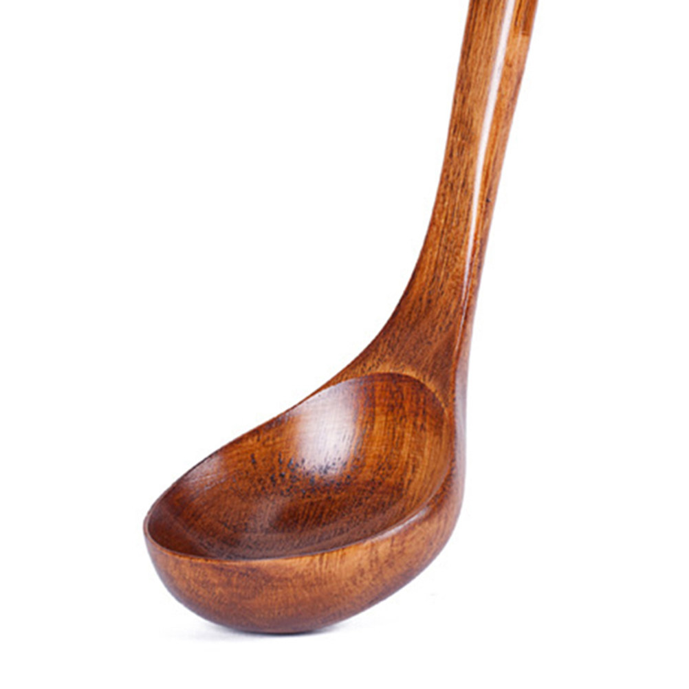 Solid Wood Soup Spoon Simple E – Home Cooking Restaurant recenzja i cena