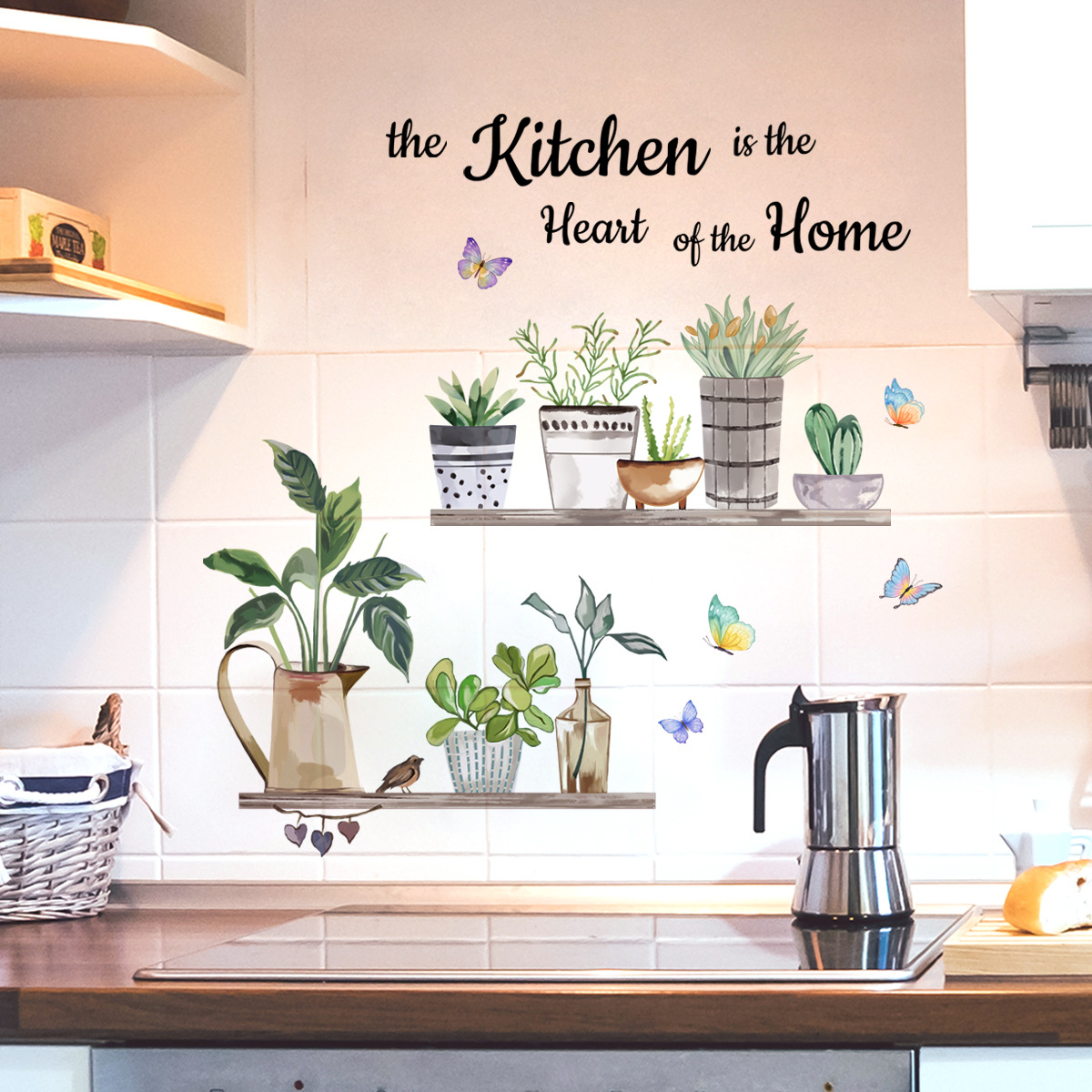 Kitchen Green Plants Cooking A – Home Cooking Quotes recenzja i cena
