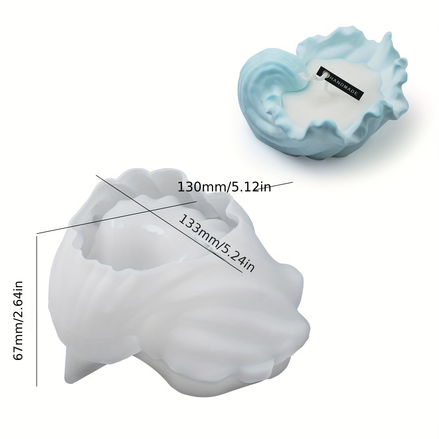 Concrete Shell Candle Cup Sili – Idli Steamer Mold recenzja i cena