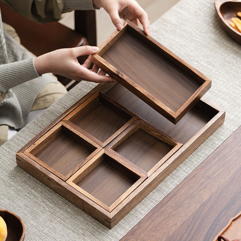 Walnut Tea Snack Plate Dessert – Home Cooking Chinese recenzja i cena