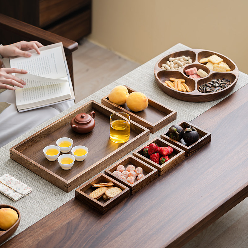 Walnut Tea Snack Plate Dessert – Home Cooking Chinese recenzja i cena