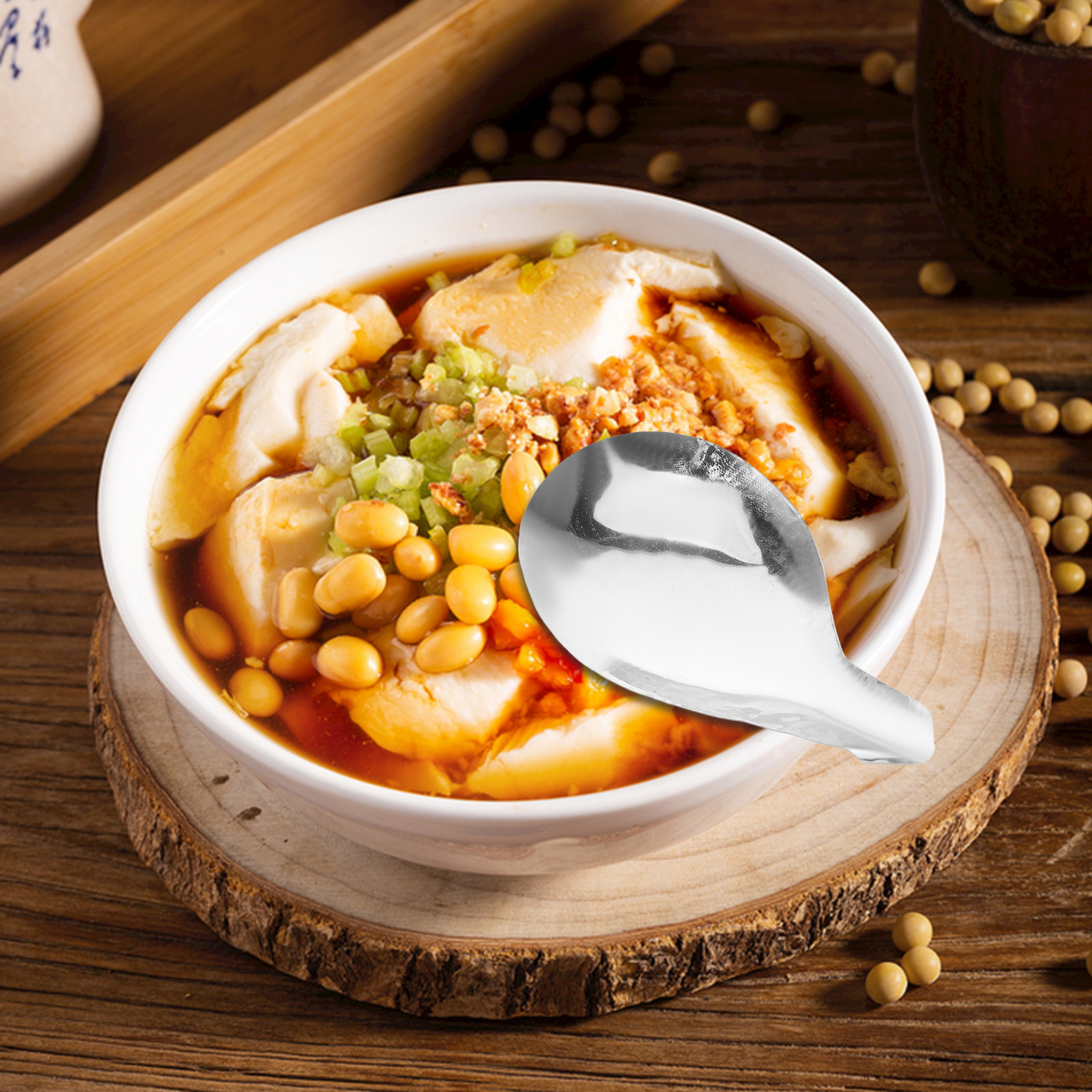 Stainless Steel Tofu Ladle Fla – Home Cooking Restaurant recenzja i cena