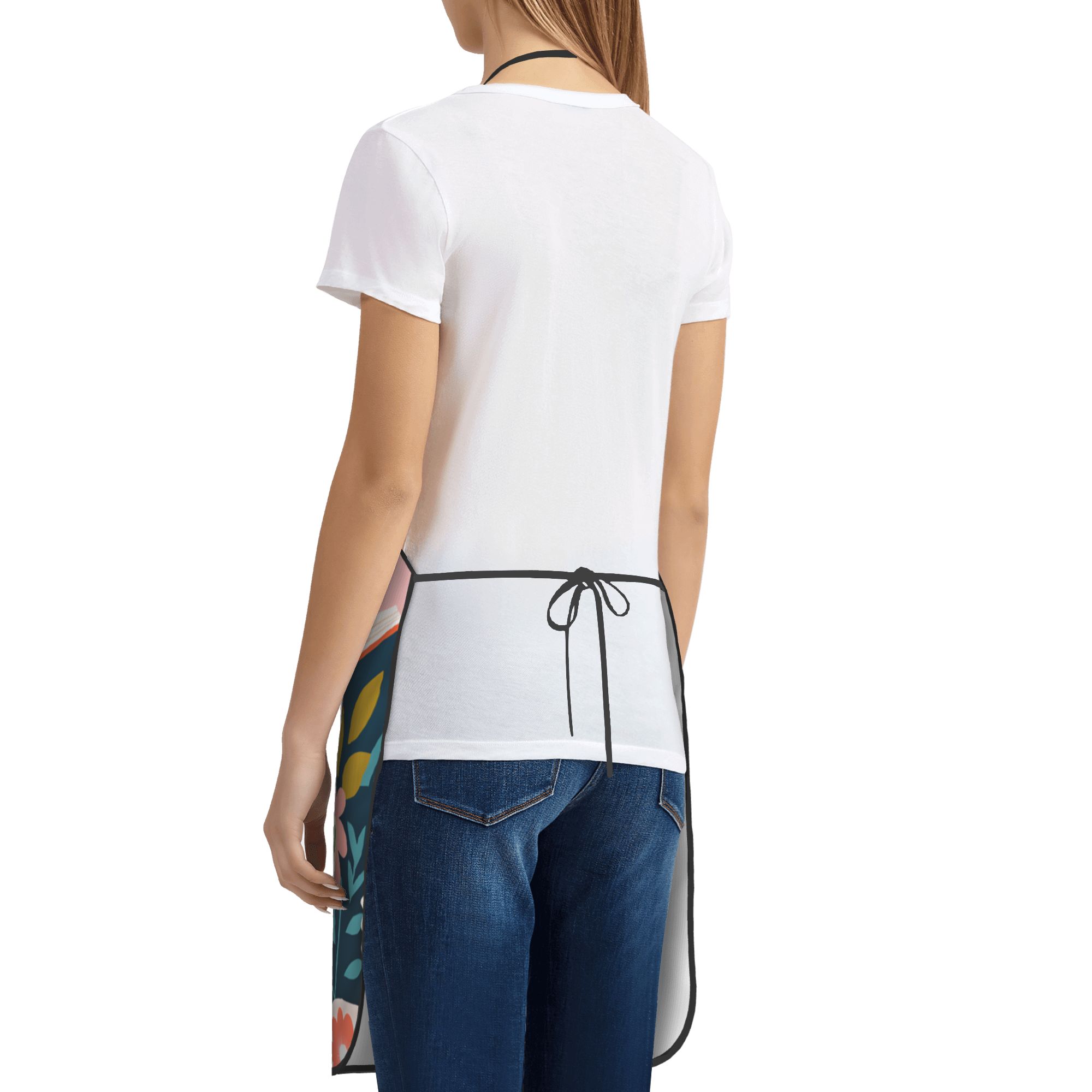Whimsical Reading Cat Apron  F – Home Cooking Reading recenzja i cena