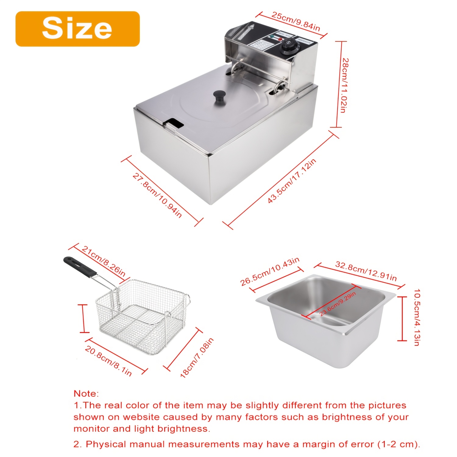 1.59gal Electric Deep Fryer, w – Home Cooking Restaurant recenzja i cena
