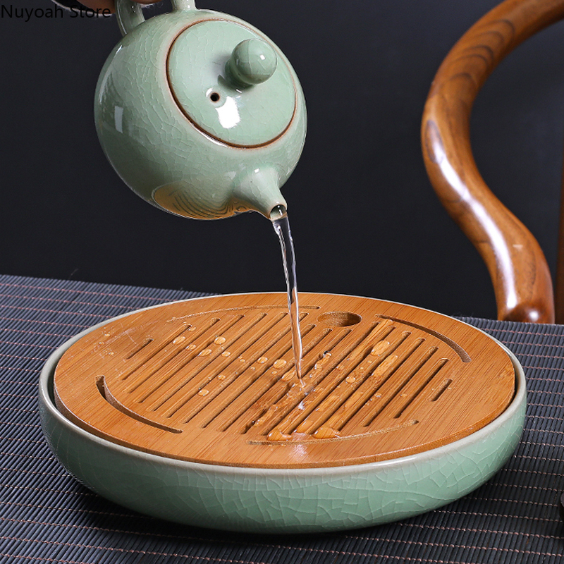 Ceramic Round Tea Tray Househo – Sushi Mat Bamboo recenzja i cena