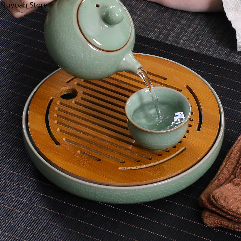 Ceramic Round Tea Tray Househo – Sushi Mat Bamboo recenzja i cena