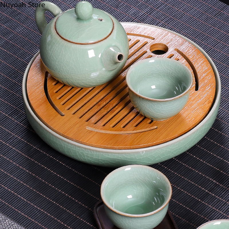Ceramic Round Tea Tray Househo – Sushi Mat Bamboo recenzja i cena