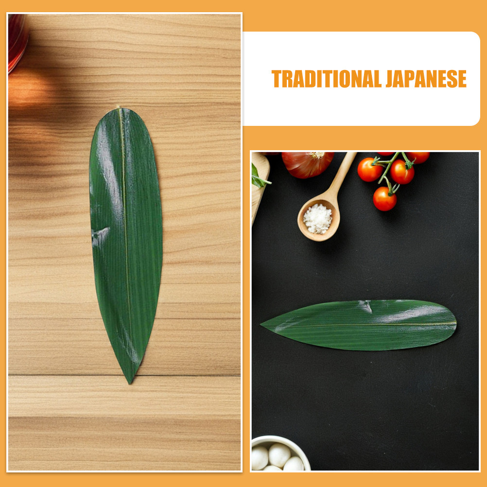 100Pcs Bamboo Leaf Sushi Mats  – Sushi Mat Bamboo recenzja i cena