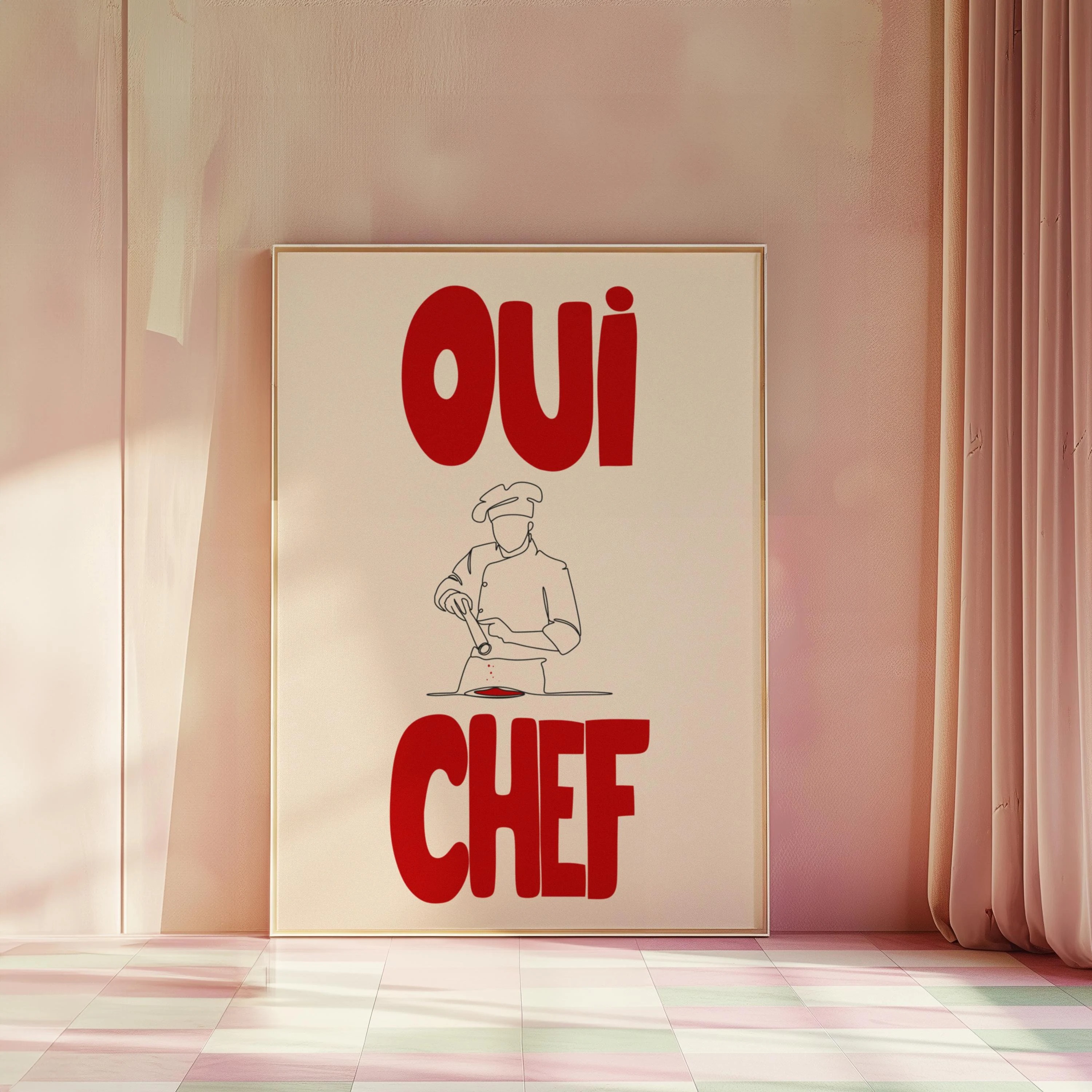 Oui Chef Gourmet Canvas Printi – Home Cooking In French recenzja i cena