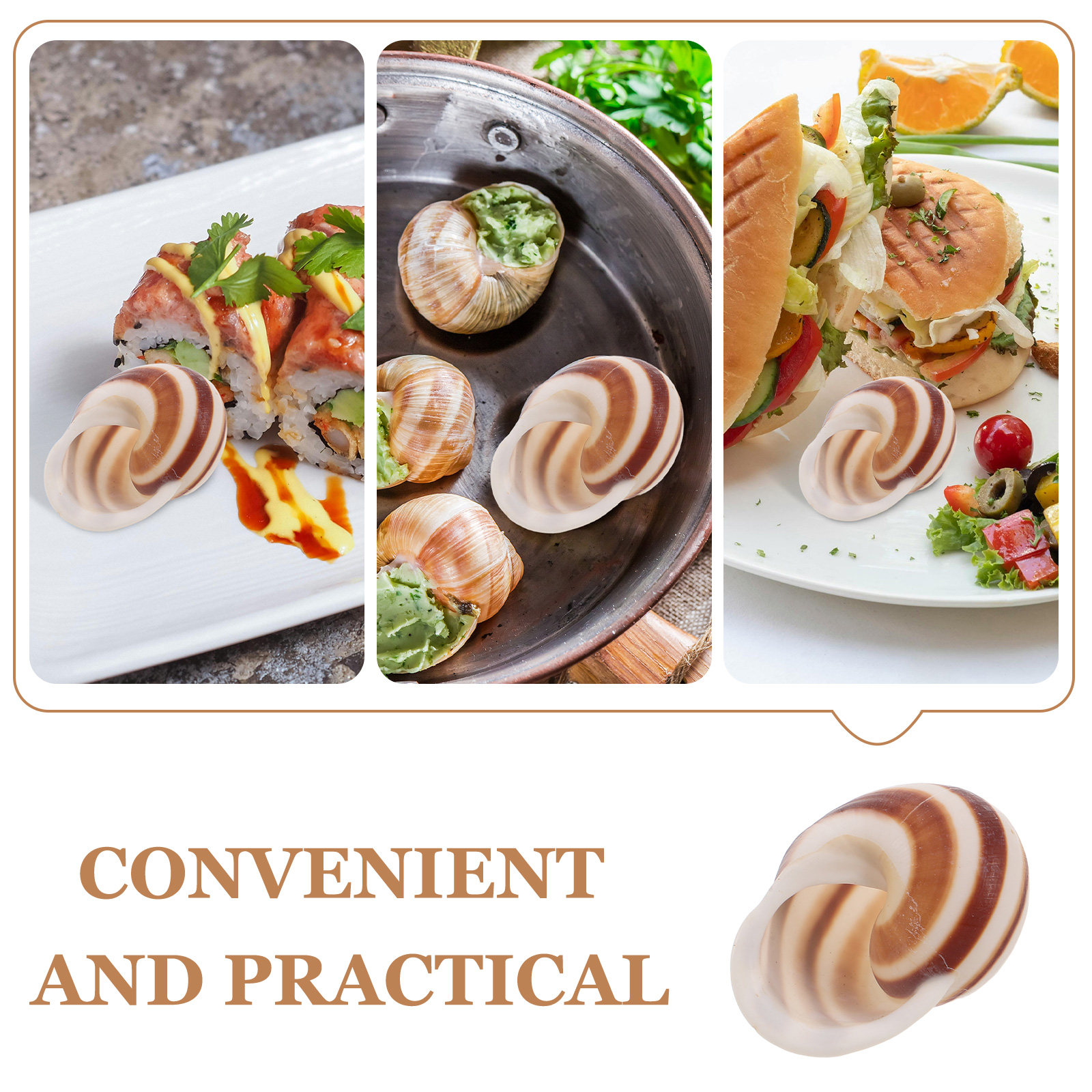 4Pcs Natural Spiral Snail Shel – Home Cooking In French recenzja i cena