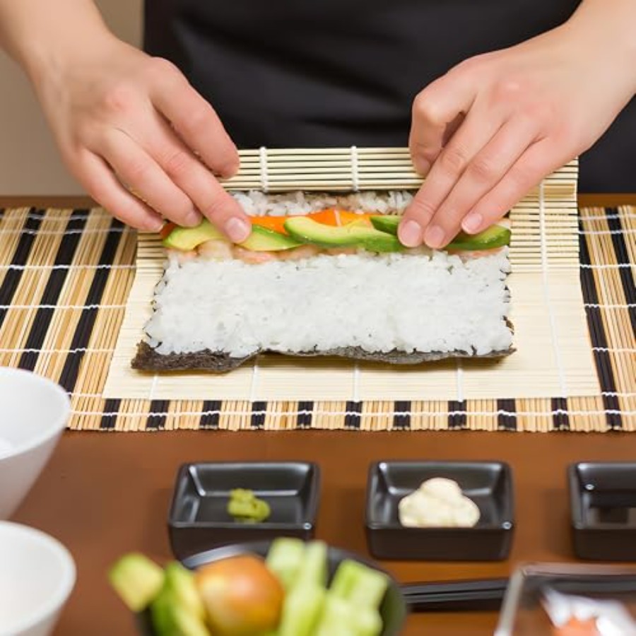 3 Pk Bamboo Sushi Mat - Sushi  – Sushi Mat Bamboo recenzja i cena