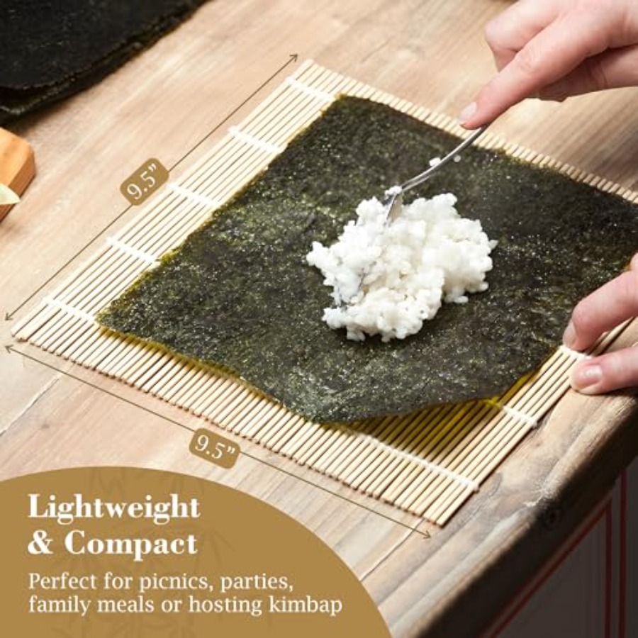 3 Pk Bamboo Sushi Mat - Sushi  – Sushi Mat Bamboo recenzja i cena